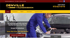 Desktop Screenshot of denvilletransmissionservice.com